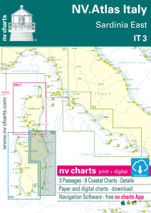 NV-Verlag Seekarten Italien IT3 (2023)  Sardinia East