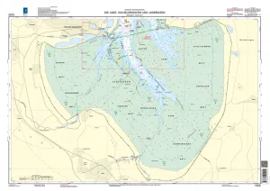 BSH Seekarte Nr. 1520 Die Jade, Wilhelmshaven und Jadebusen