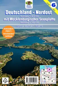 Wassersport-Wanderkarte WW6 Deutschland-Nordost