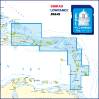 NV-Plotterkarten, NV. Caribbean & Bermuda auf SD / microSD Card für Kartenplotter